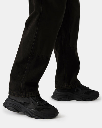 POSSESS Black Low-Top Lace-Up Men's Sneaker | Steve Madden Best Seller