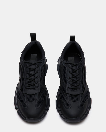 POSSESS Black Low-Top Lace-Up Men's Sneaker | Steve Madden Best Seller
