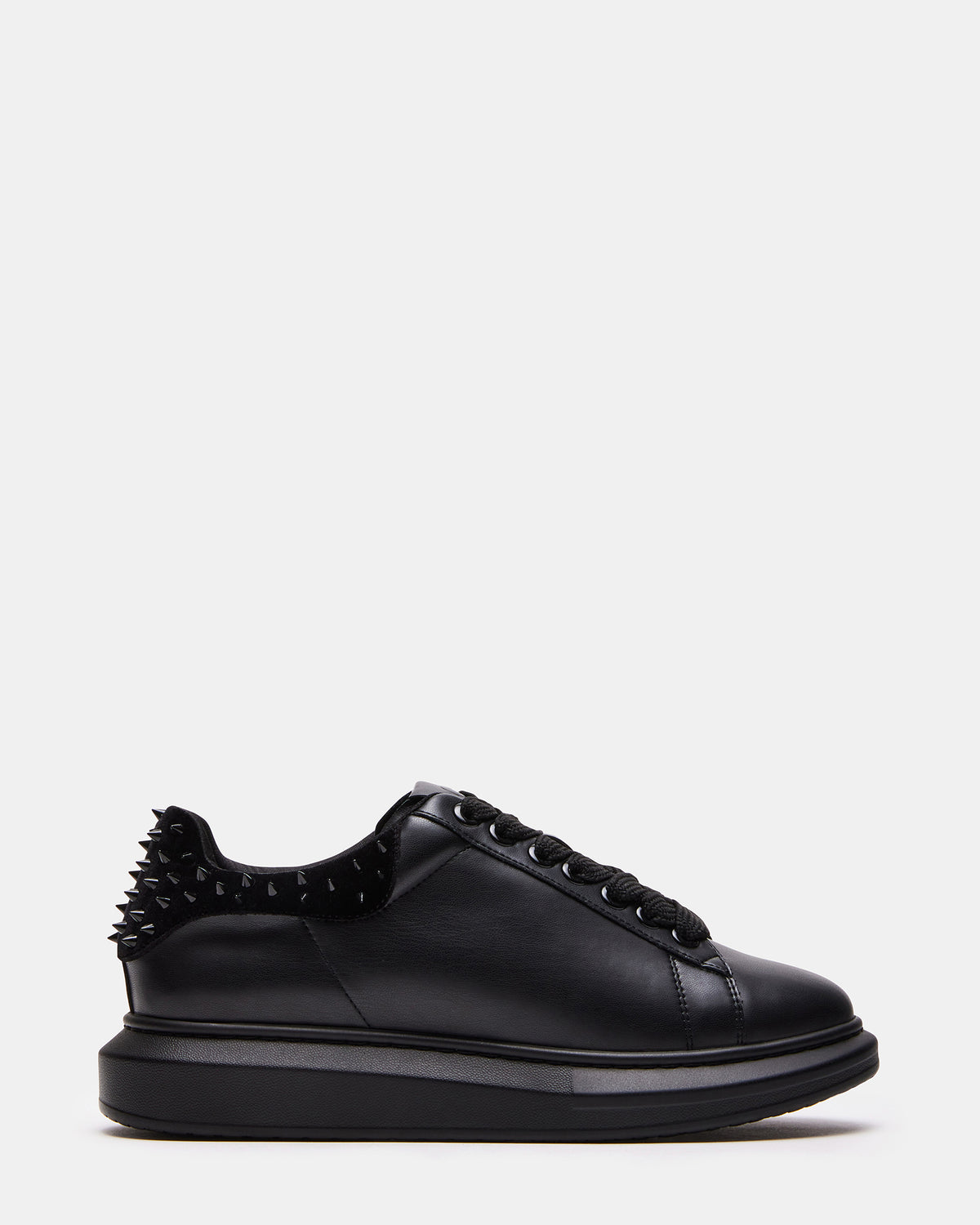 FROSTING Black Velvet Men's Low-Top Lace-Up Sneaker | Steve Madden Recommended