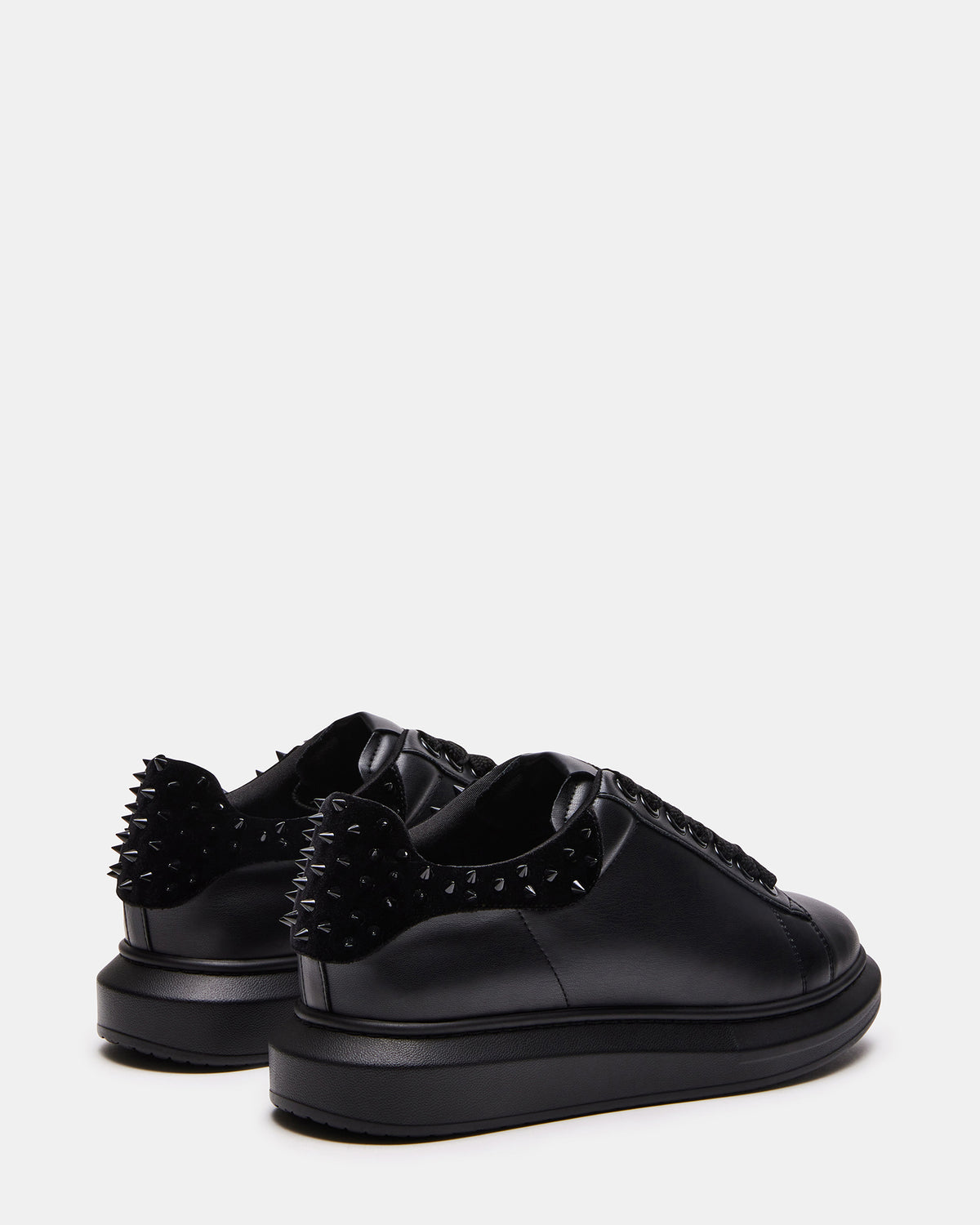 FROSTING Black Velvet Men's Low-Top Lace-Up Sneaker | Steve Madden Recommended