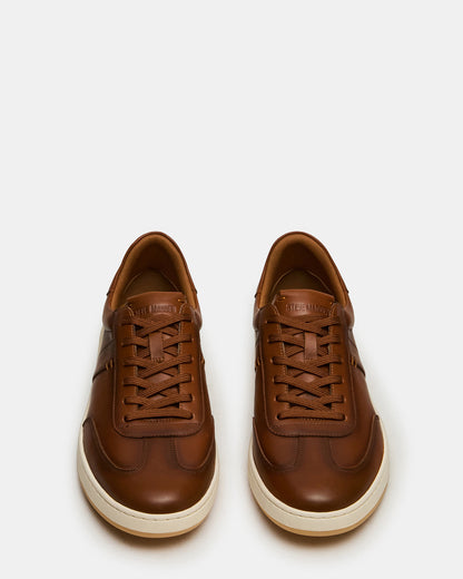 DYLAN Tan Low-Top Lace-Up Platform Men's Sneaker | Steve Madden New