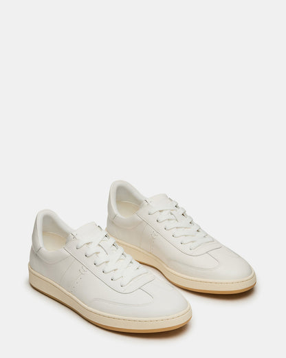 DYLAN White Low-Top Lace-Up Platform Men's Sneaker | Steve Madden Hot Sale