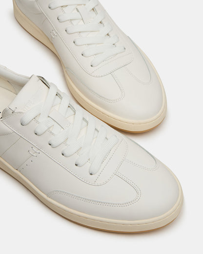 DYLAN White Low-Top Lace-Up Platform Men's Sneaker | Steve Madden Hot Sale