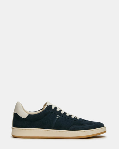 DYLAN Navy/White Low-Top Lace-Up Platform Men's Sneaker | Steve Madden Recommended
