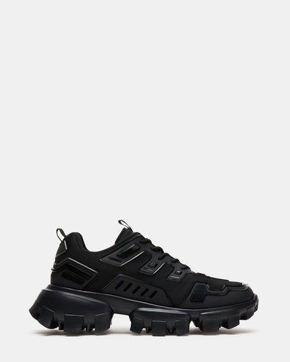 PONCE Black Men's Chunky Sole Lace Up Sneaker | Steve Madden Best Seller
