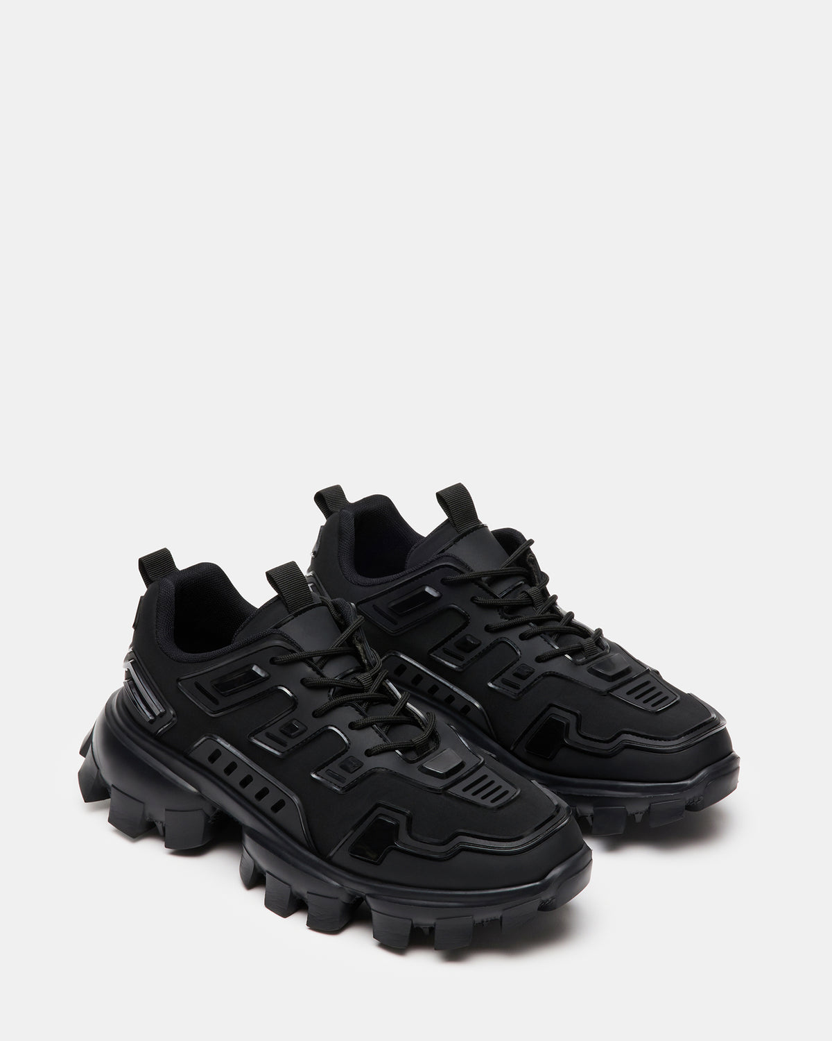 PONCE Black Men's Chunky Sole Lace Up Sneaker | Steve Madden Best Seller