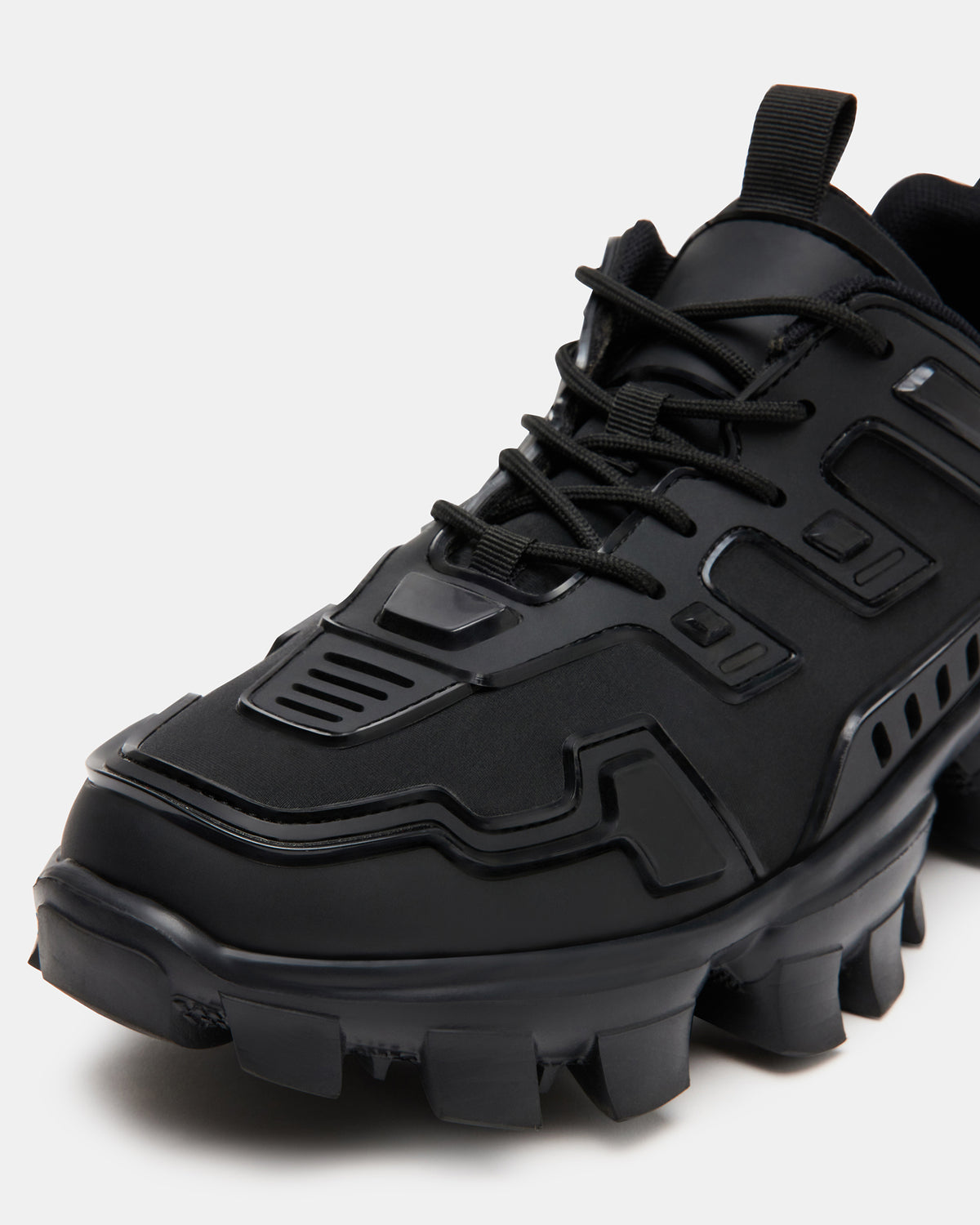 PONCE Black Men's Chunky Sole Lace Up Sneaker | Steve Madden Best Seller