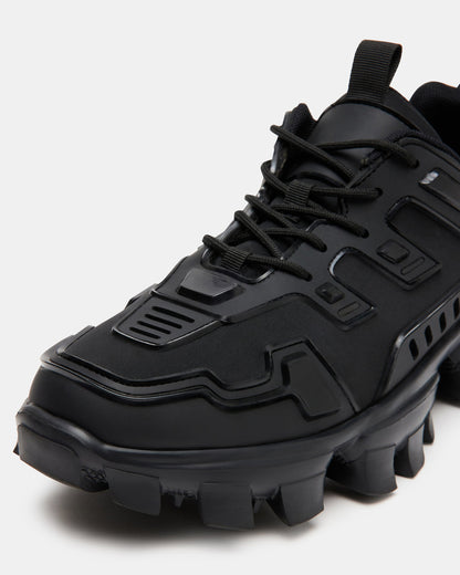 PONCE Black Men's Chunky Sole Lace Up Sneaker | Steve Madden Best Seller