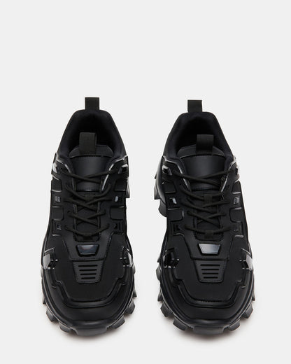 PONCE Black Men's Chunky Sole Lace Up Sneaker | Steve Madden Best Seller