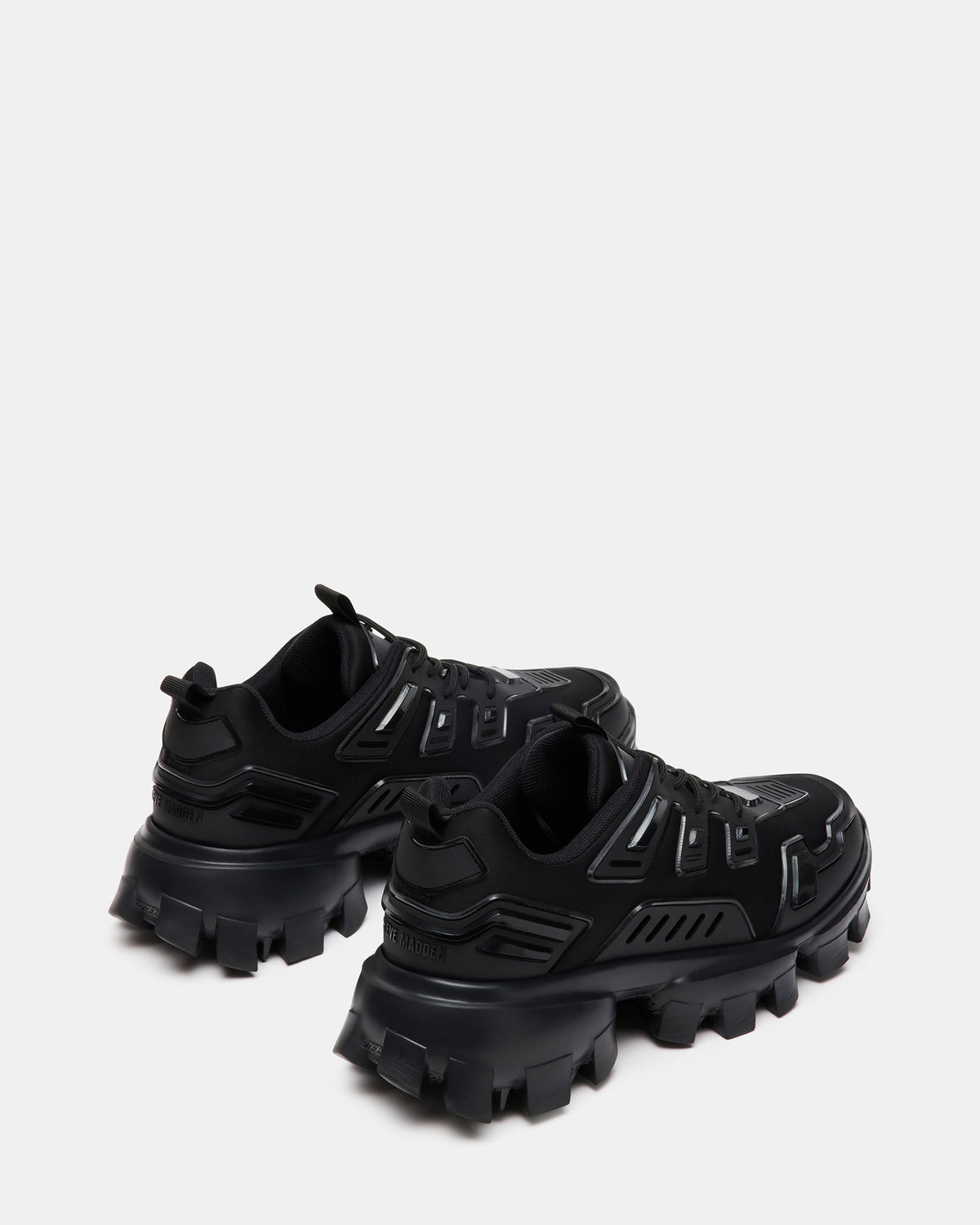 PONCE Black Men's Chunky Sole Lace Up Sneaker | Steve Madden Best Seller