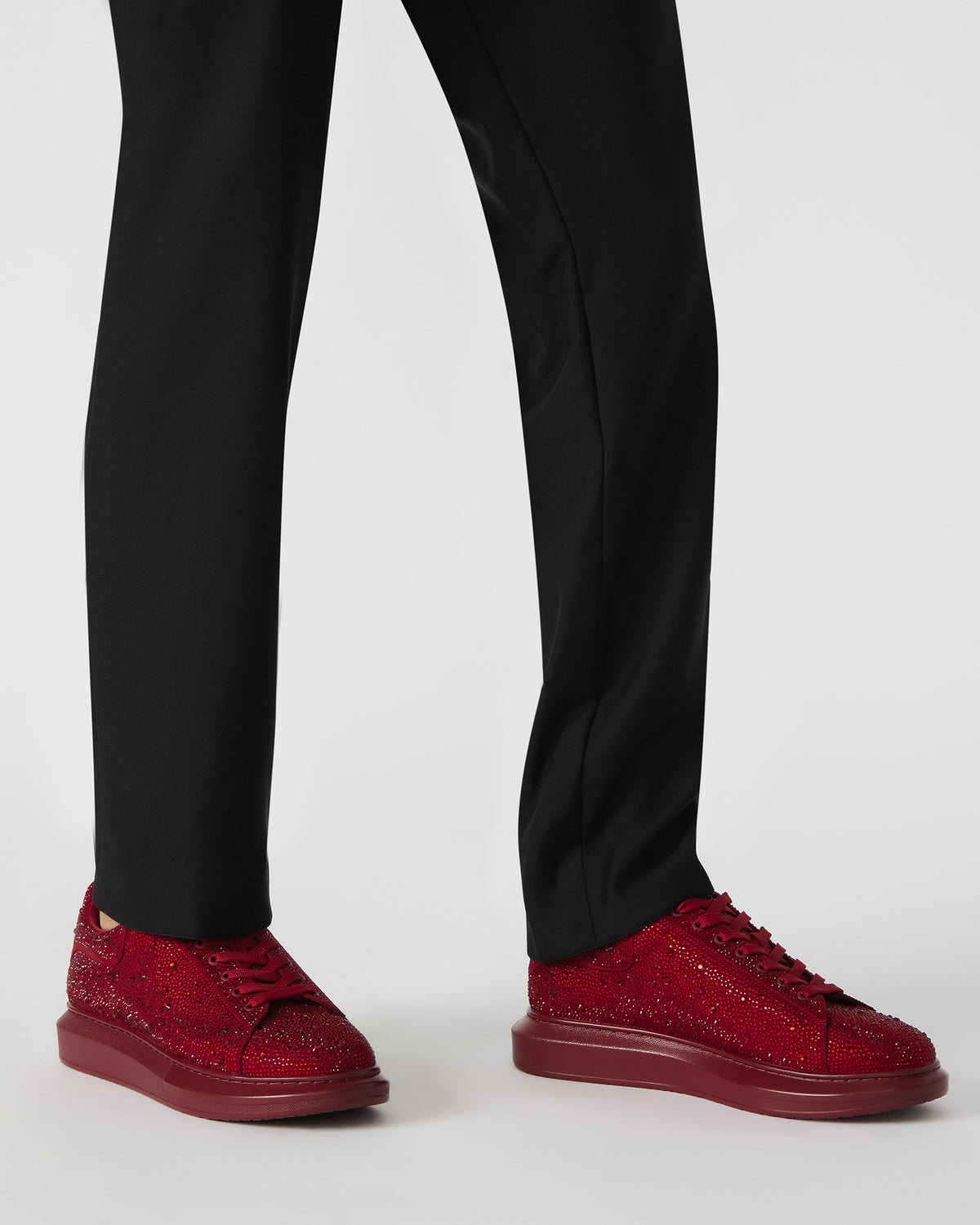 ICEBOX Red Multi Men's Low-Top Lace-Up Sneaker | Steve Madden Deals