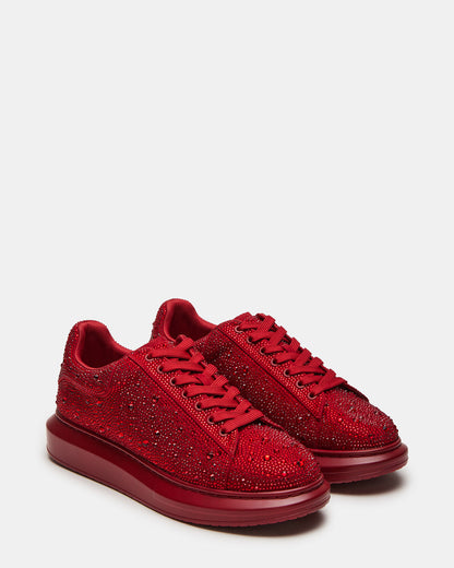 ICEBOX Red Multi Men's Low-Top Lace-Up Sneaker | Steve Madden Deals