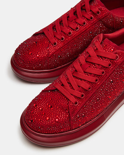 ICEBOX Red Multi Men's Low-Top Lace-Up Sneaker | Steve Madden Deals