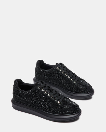ICEBOX Rhinestone Men's Low-Top Lace-Up Sneaker | Steve Madden Essential