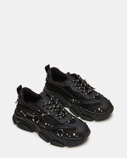 PIERCED Black Low-Top Lace-Up Men's Sneaker | Steve Madden Value