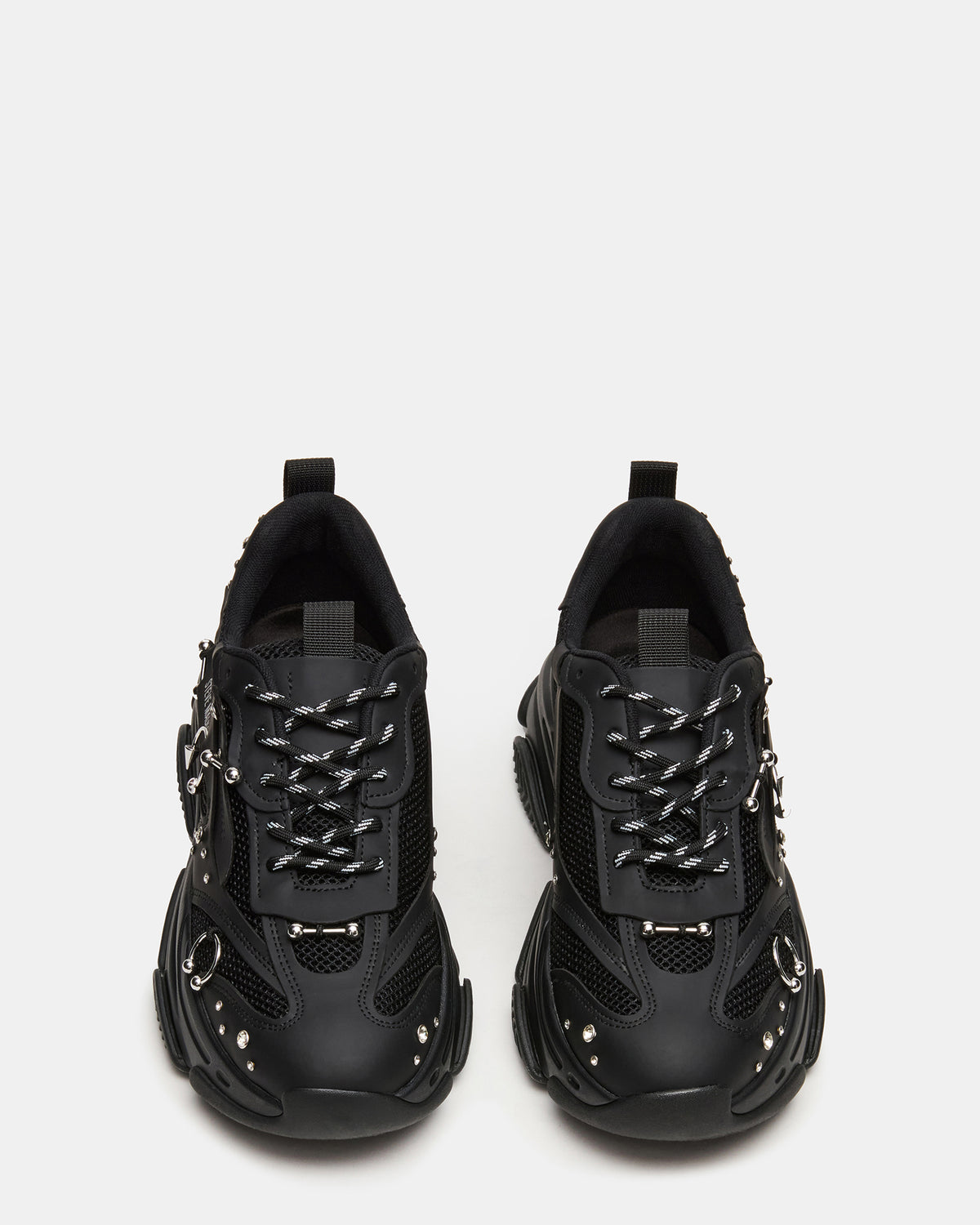 PIERCED Black Low-Top Lace-Up Men's Sneaker | Steve Madden Value