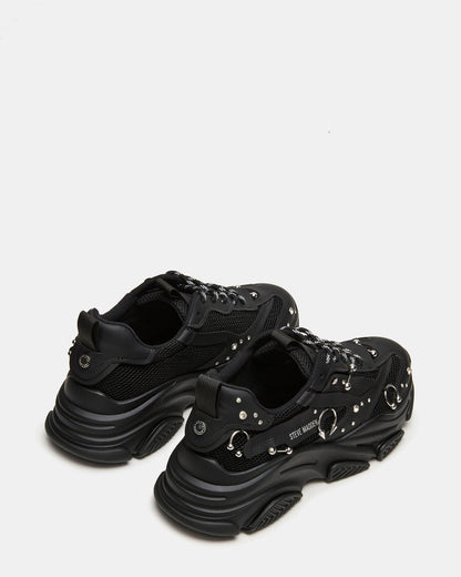 PIERCED Black Low-Top Lace-Up Men's Sneaker | Steve Madden Value
