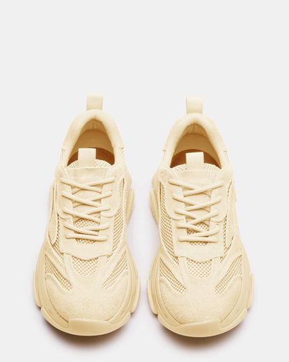 POSSESS Taupe Suede Low-Top Lace-Up Men's Sneaker | Steve Madden Quality