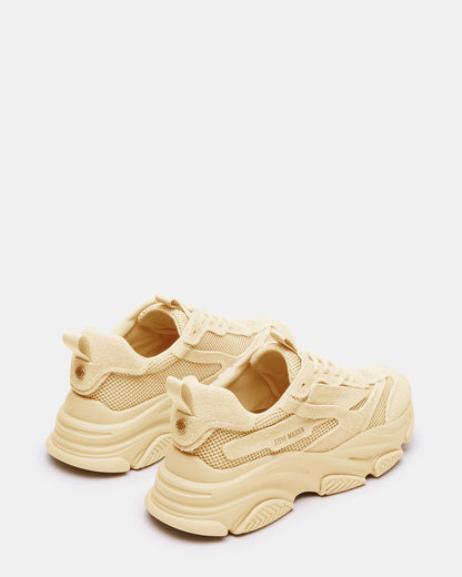 POSSESS Taupe Suede Low-Top Lace-Up Men's Sneaker | Steve Madden Quality