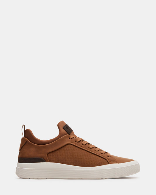 DACK Cognac Men's Lace-Up Sneakers | Steve Madden Quality