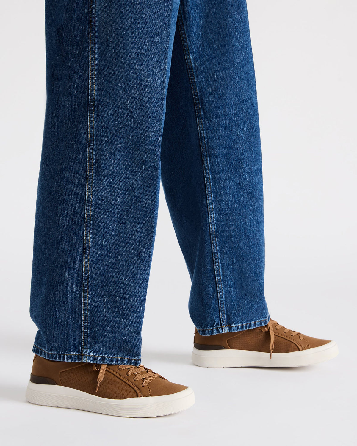 DACK Cognac Men's Lace-Up Sneakers | Steve Madden Quality