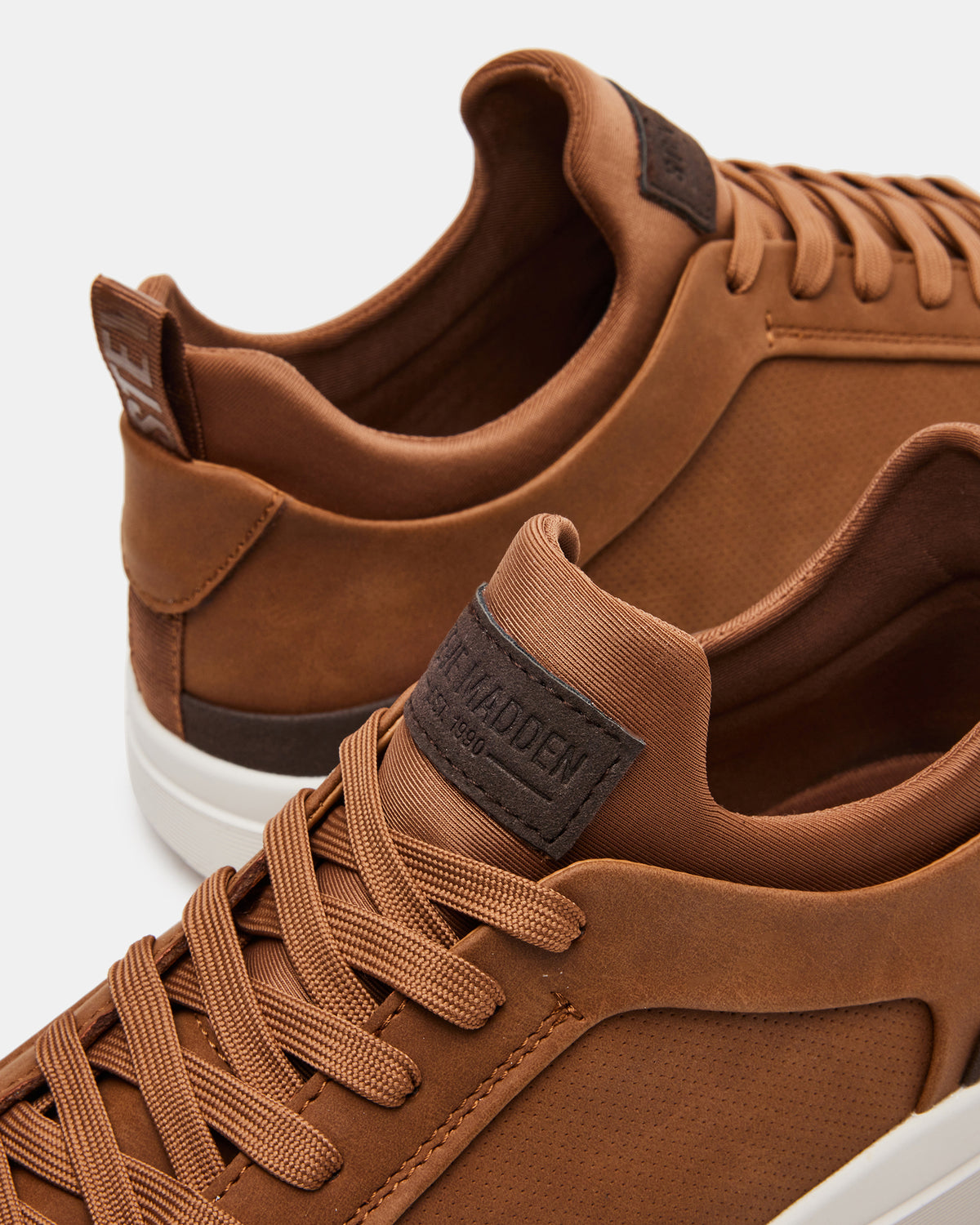 DACK Cognac Men's Lace-Up Sneakers | Steve Madden Quality