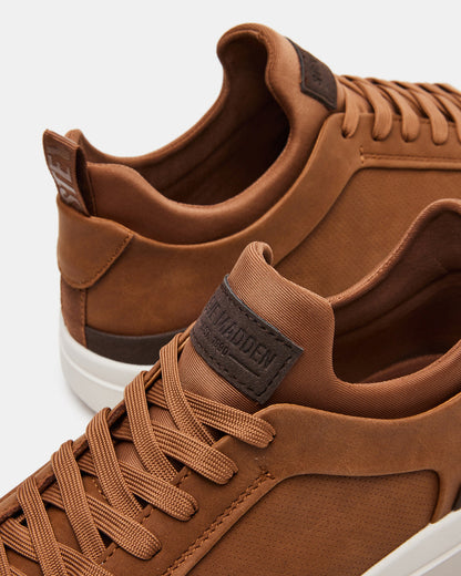DACK Cognac Men's Lace-Up Sneakers | Steve Madden Quality