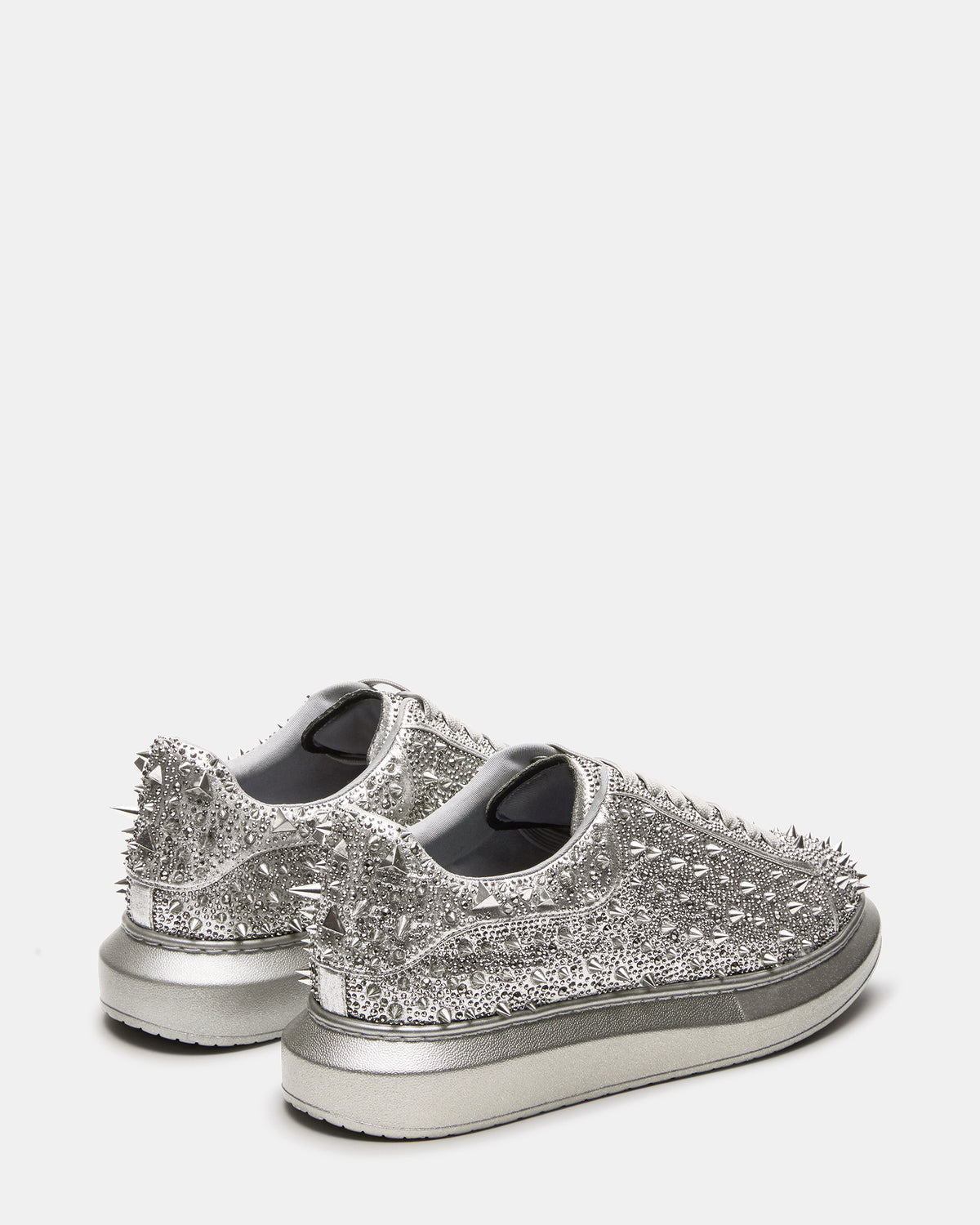 ICEBOX Pewter Metallic Men's Low-Top Lace-Up Sneaker | Steve Madden Exclusive