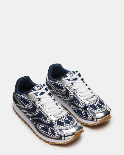 XYLO Blue Low-Top Lace-Up Men's Sneakers | Steve Madden Popular