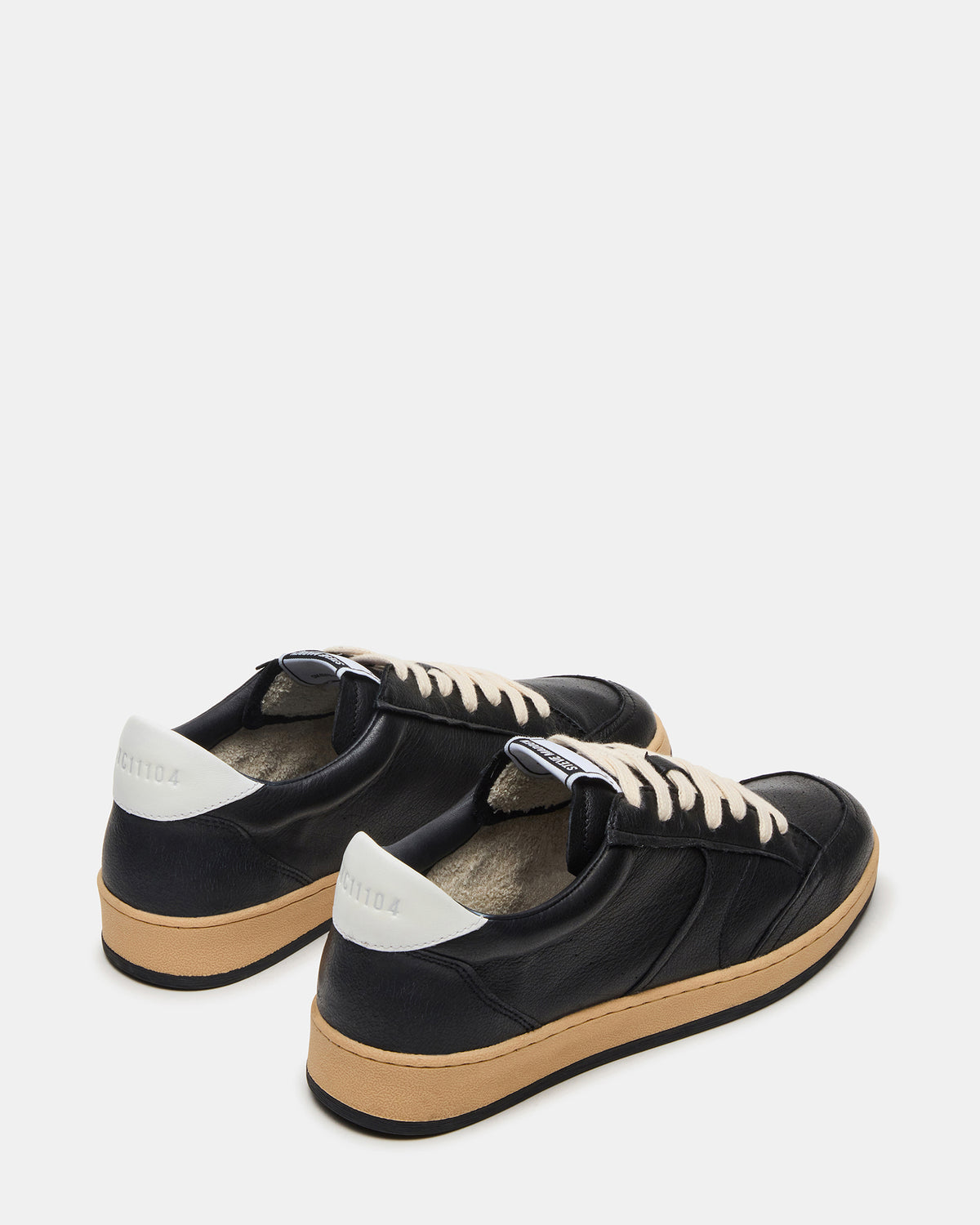 PRISMO Black Leather Low-Top Lace-Up Men's Sneaker | Steve Madden Recommended