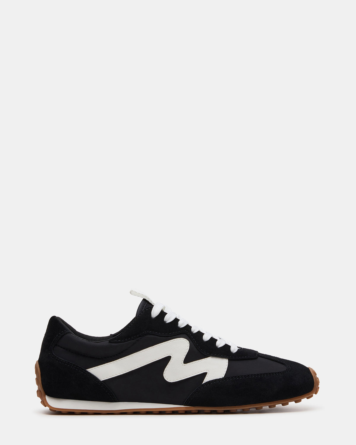 CYRUS Black Low-Top Lace-Up Men's Sneaker | Steve Madden Classic