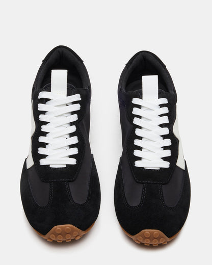 CYRUS Black Low-Top Lace-Up Men's Sneaker | Steve Madden Classic