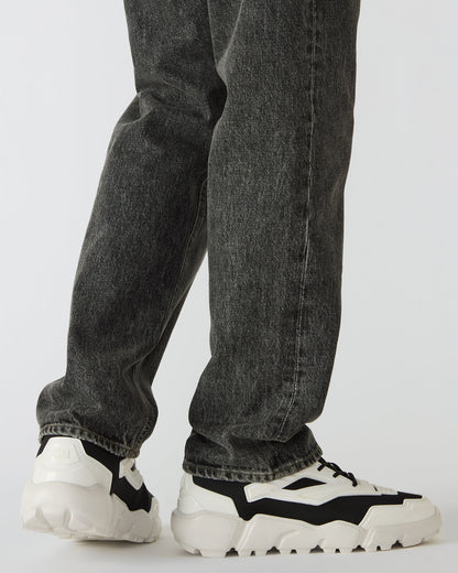 PACE Black/White Low-Top Lace-Up Men's Sneaker | Steve Madden Trending