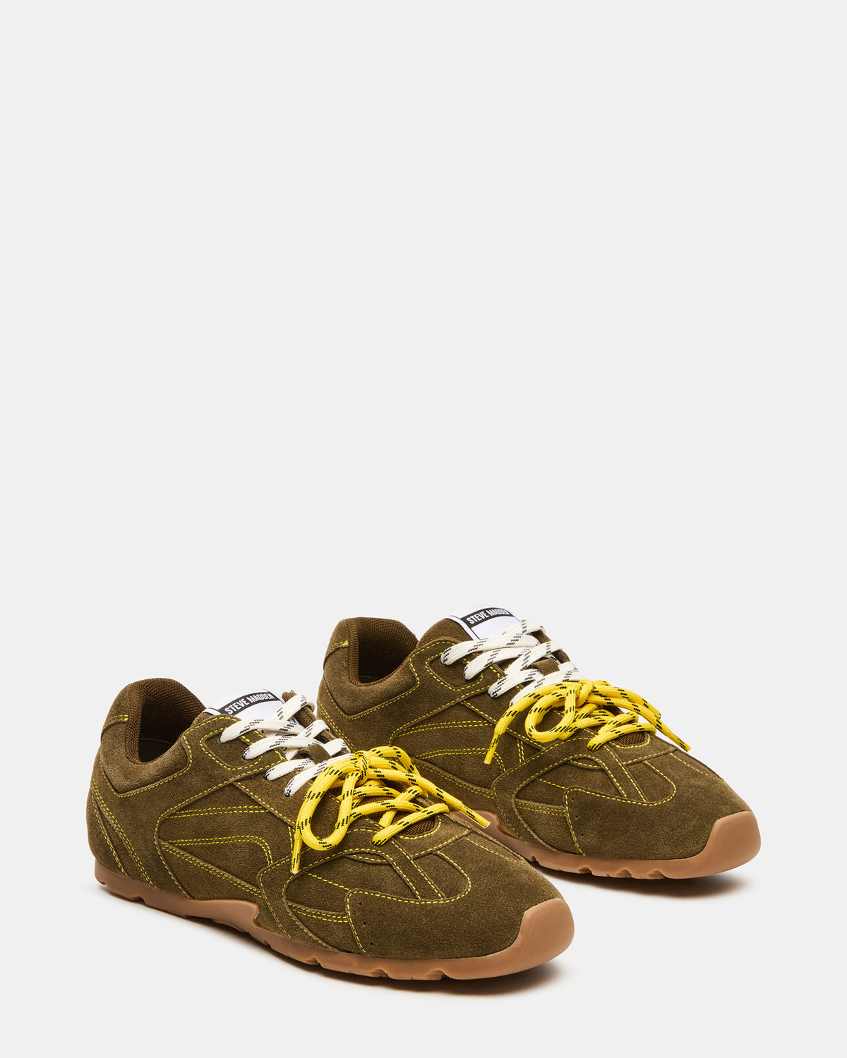 MIDAS Olive Low-Top Lace-Up Men's Sneaker | Steve Madden Essential