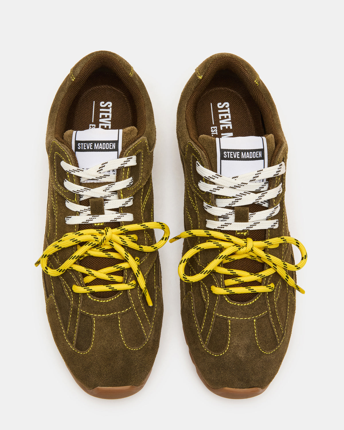MIDAS Olive Low-Top Lace-Up Men's Sneaker | Steve Madden Essential