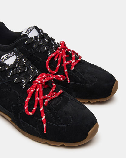 MIDAS Black Multi Low-Top Lace-Up Men's Sneaker | Steve Madden Recommended