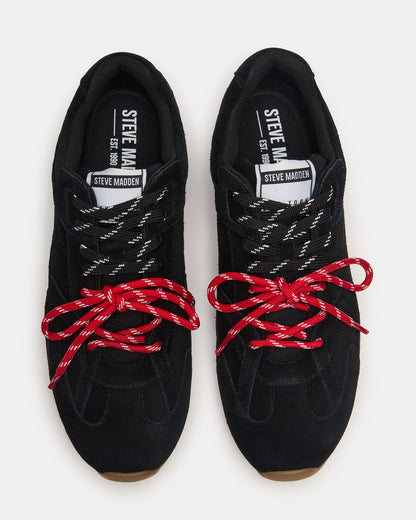 MIDAS Black Multi Low-Top Lace-Up Men's Sneaker | Steve Madden Recommended