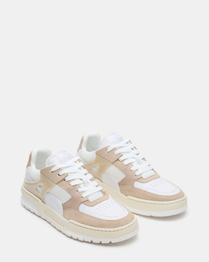 SANCHEZ White Multi Low-Top Lace-Up Men's Sneaker | Steve Madden Trending