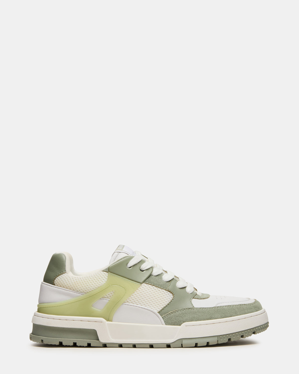 SANCHEZ Green Multi Low-Top Lace-Up Men's Sneaker | Steve Madden Value