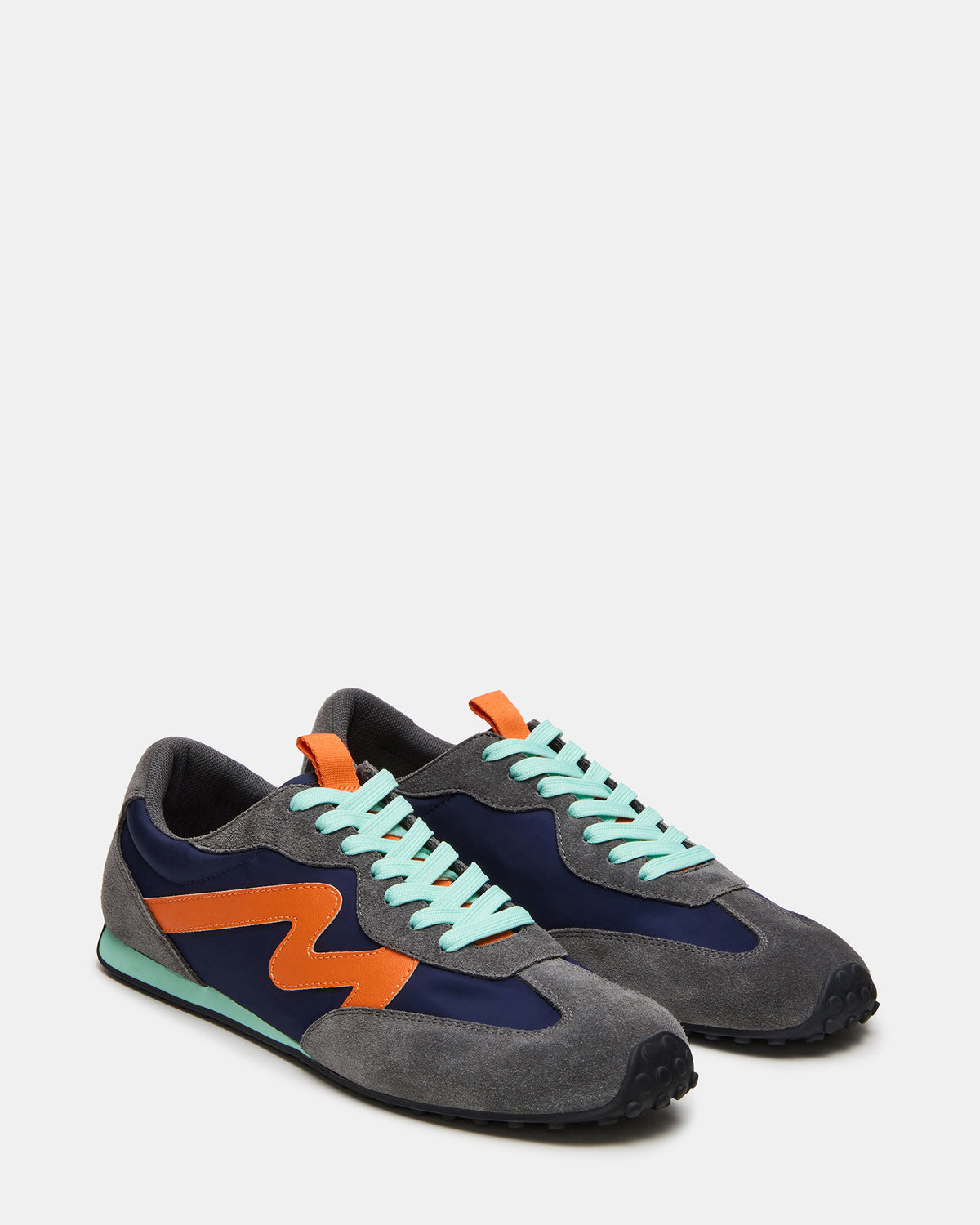 CYRUS Grey Multi Low-Top Lace-Up Men's Sneaker | Steve Madden Discount