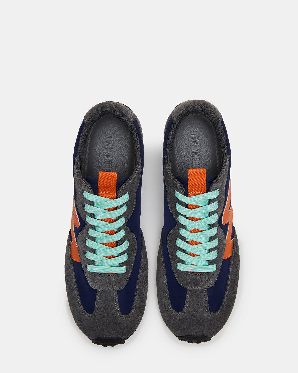 CYRUS Grey Multi Low-Top Lace-Up Men's Sneaker | Steve Madden Discount