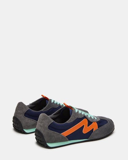 CYRUS Grey Multi Low-Top Lace-Up Men's Sneaker | Steve Madden Discount