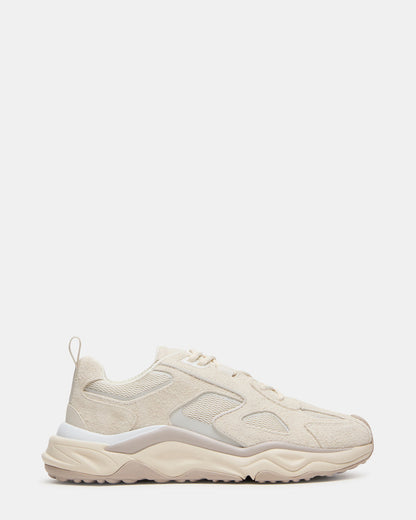 SALVADOR Off-White Low-Top Lace-Up Men's Sneaker | Steve Madden Latest