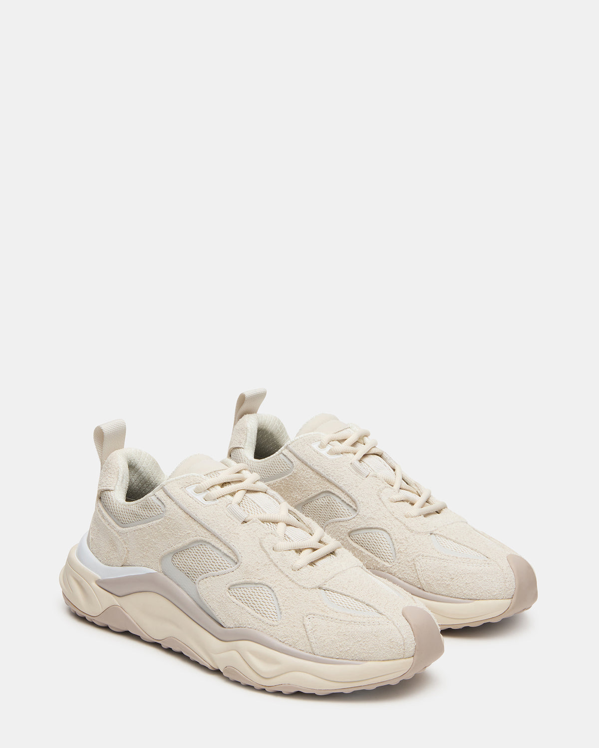 SALVADOR Off-White Low-Top Lace-Up Men's Sneaker | Steve Madden Latest