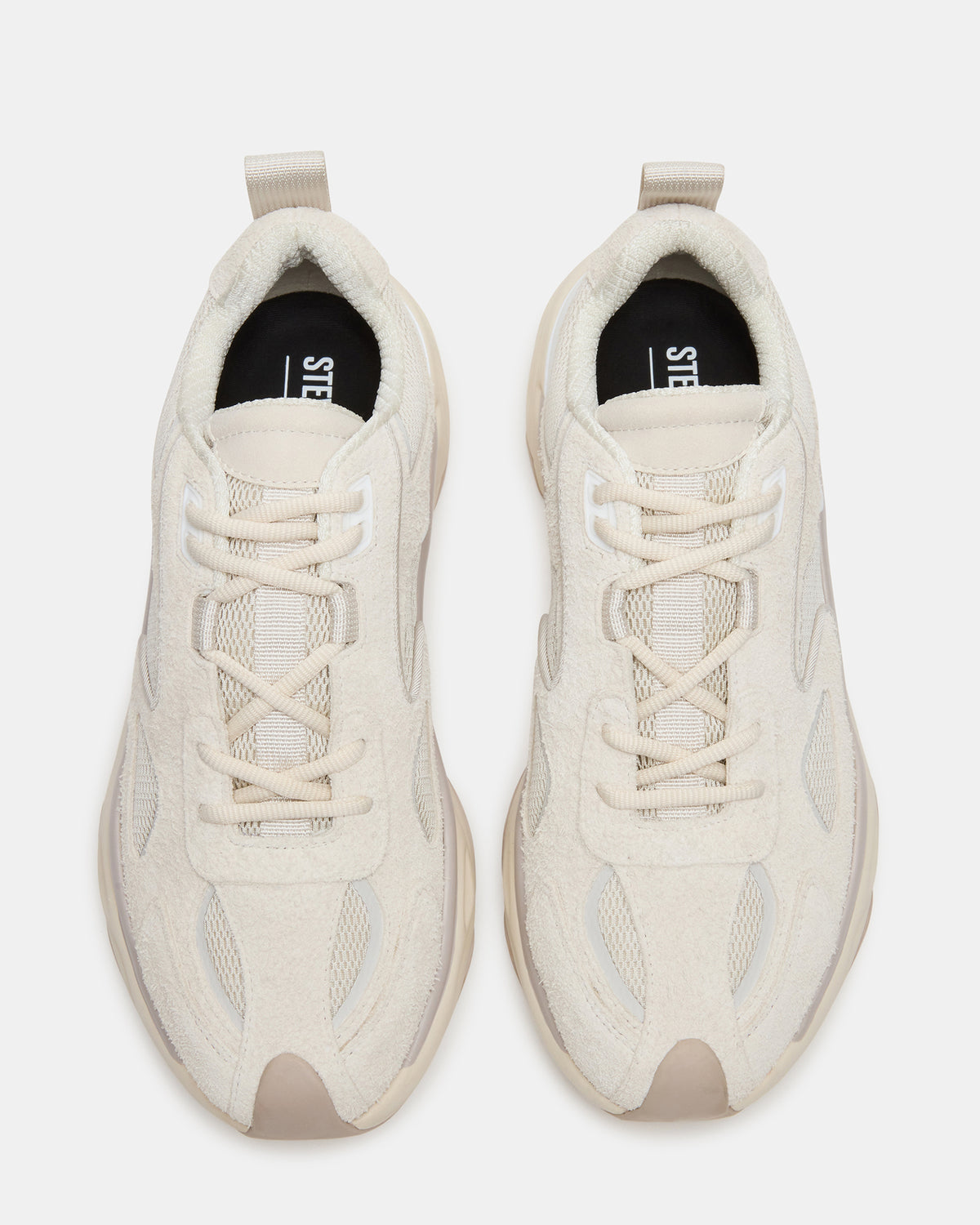SALVADOR Off-White Low-Top Lace-Up Men's Sneaker | Steve Madden Latest