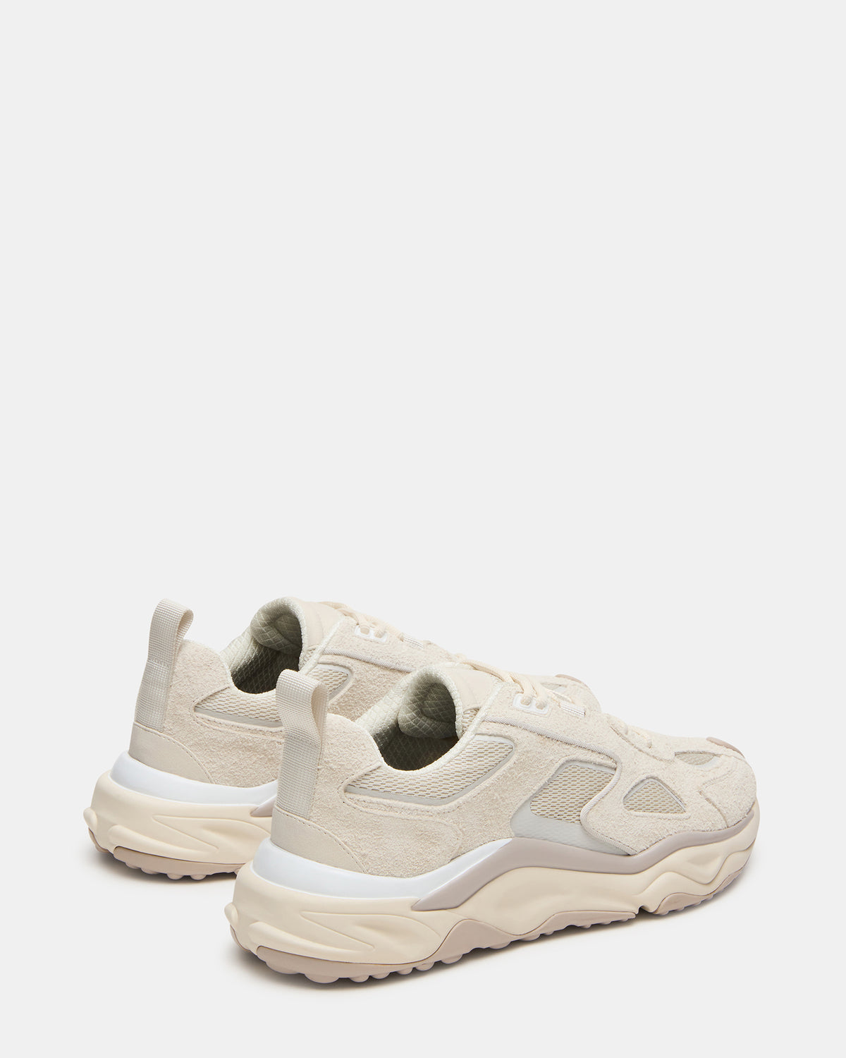 SALVADOR Off-White Low-Top Lace-Up Men's Sneaker | Steve Madden Latest