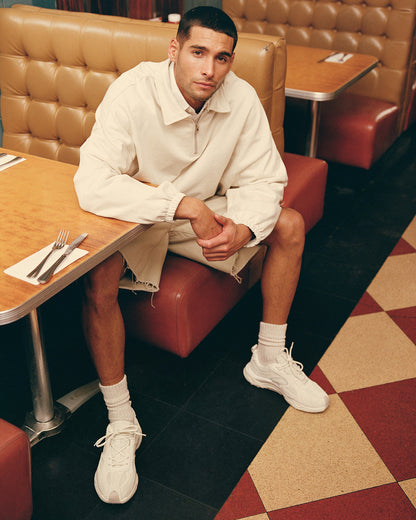 SALVADOR Off-White Low-Top Lace-Up Men's Sneaker | Steve Madden Latest