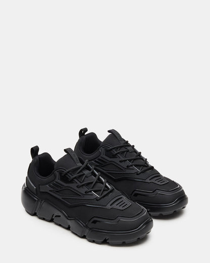 PACE Black Low-Top Lace-Up Men's Sneaker | Steve Madden Recommended
