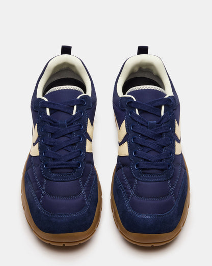 HORIZON Navy Low-Top Lace-Up Men's Sneaker | Steve Madden Quality