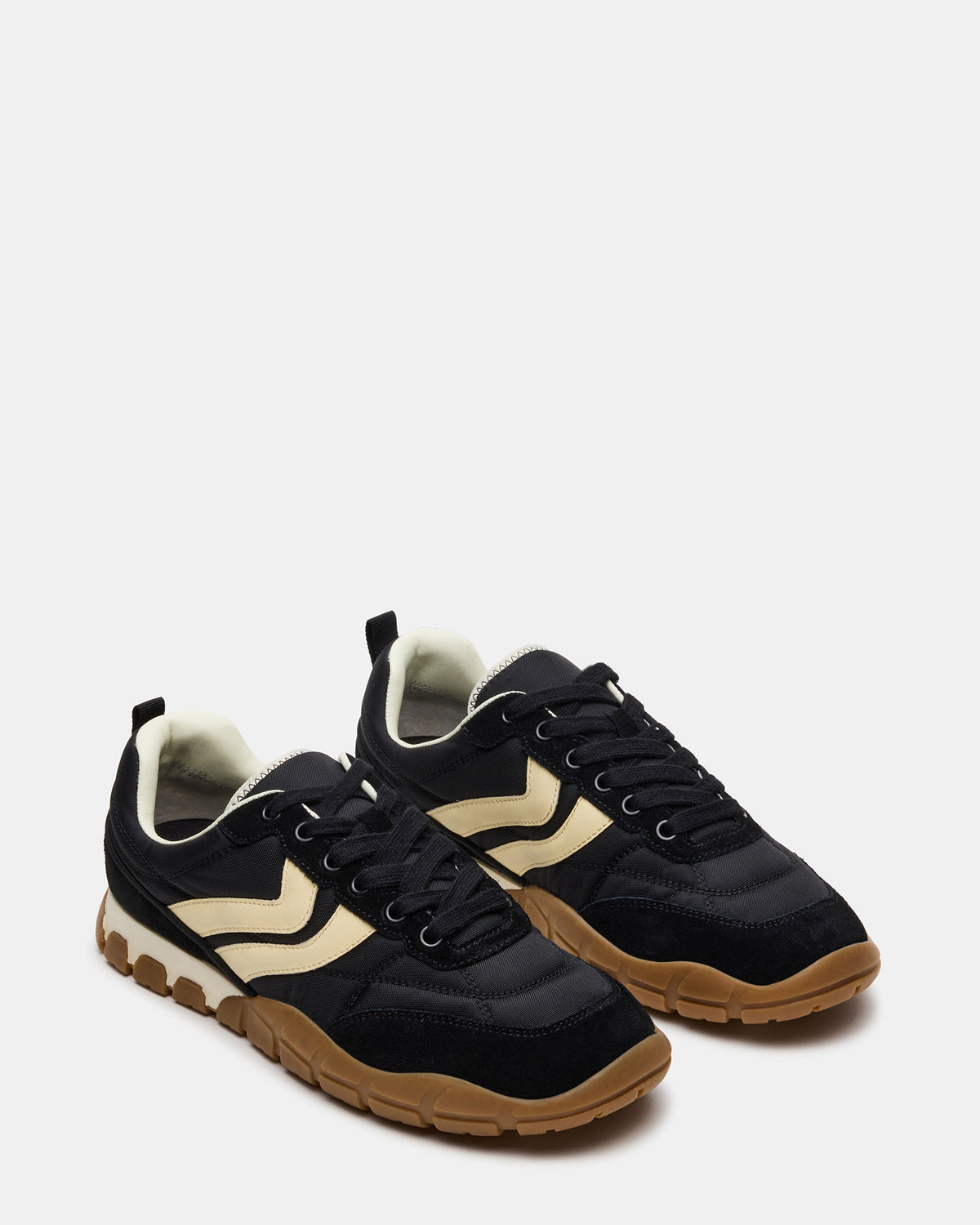 HORIZON Black Low-Top Lace-Up Men's Sneaker | Steve Madden Hot Sale